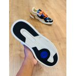 Tenis Lacoste Court PRETO/BEGE/AZUL BIC