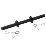 Barra 40cm Par Halteres Com Presilhas Sem Anilha