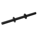 Barra 40cm Par Halteres Com Presilhas Sem Anilha