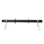 Barra 40cm Par Halteres Com Presilhas Sem Anilha