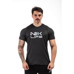 Camiseta Dry Fit Masculina Nexlife - Preta