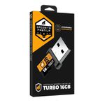 Cartão de Memória Turbo 16GB U1 + Adaptador Pendrive Nano Slim + Adaptador SD - Gorila Shield