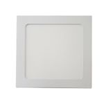 Plafon De Embutir Quadrado 18W 6500k Luz Branca - Ledbee