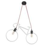 PENDENTE BIKE LIGHT BRANCO