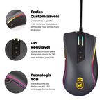 MOUSE GAMER DUAL SHOCK - GSHIELD