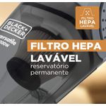 Aspirador De Pó Ciclônico 1200W 127V AV12 - Black&Decker