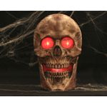Caveira De Halloween Led Com Som e Sensor de Movimento - Taschibra