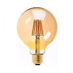 Lâmpada Filamento LED Globo G125 E27 4W 2200K Ambar Biv - Galaxy Led