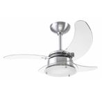 Ventilador de Teto Tron Chanceler Transparente 110V 59.01-1075