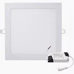 PLAFON QUADRADO EMBUTIR LED 18W 6500K BRANCO