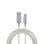 CABO USB-C 1,5M NYLON BRANCO INTELBRAS