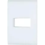 PLACA 4X2 1 MOD. HORIZONTAL LIZ TRAMONTINA BRANCA 