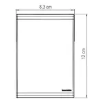 PLACA 4X2 1 MOD. HORIZONTAL LIZ TRAMONTINA BRANCA 