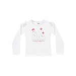 Blusa Manga Longa Playground Infantil Feminina Tamanho 4 a 10