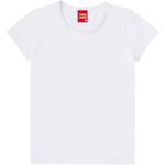 Blusa Kyly Feminina Infantil 10 ao 16 - Branca Lisa