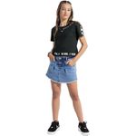 Blusa Amora Feminina 12 ao 18 - Preta