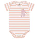 Body Kiko Baby Bebê Feminino RN ao G - Salmão Listrado