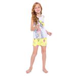 Pijama Kyly Feminino Infantil Estampa Gatinho Tamanho 10 ao 16