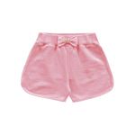 Short Fakini Bebê Feminino 1-2-3 Rosa Neon