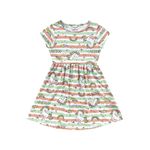 Vestido Infantil Fakini 4-6-8 - Listrado - Unicórnio