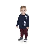 Conjunto Moletom Playground Bebê Masculino Tamanho P-M-G