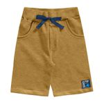 Bermuda Kiko e Kika Infantil Masculina 4 ao 10 - Caramelo