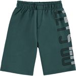 Bermuda Kyly Moletinho Infantil Masculina 4-6-8 Verde