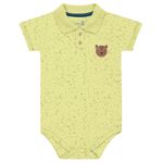 Body Gola Polo Kiko Baby Bebê Masculino RN ao G - Amarelo