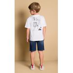 Camiseta Milon Infantil Masculina 4-6-8 - Branca