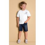 Camiseta Milon Infantil Masculina 4-6-8 - Branca