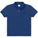Camiseta Gola Polo Milon Infantil 4-6-8 - Azul