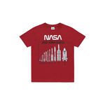 Camiseta Fakini Infantil Masculina 4 ao 10 - Vermelha