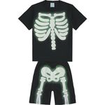 Pijama Kyly Infantil Masculino Esqueleto 4 ao 12