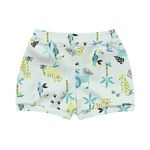 Short Kiko Baby Bebê Masculino RN ao G - Verde Claro Estampado