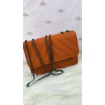 Bolsa Alça Ferro Caramelo