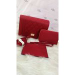 Bolsa Porta Moeda e Carteira Vinho 