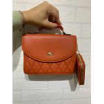 BOLSA CARTEIRA MARROM QUEIMADO 