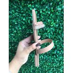 Rasteirinha Strass Trança Nude 