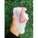 Nike Air Force Infantil- Branco com Rosa 