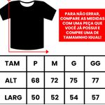 Camiseta Masculina Manga Curta Algodão Premium Gola Redonda - Preta