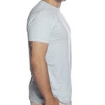 Camiseta Masculina Manga Curta Algodão Premium Gola Redonda - Branca