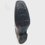 Sapato Social Tradicional Em Couro Soft Comfort Calcar liso - Cafe 