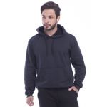 Moletom Canguru Blusa de frio Inverno - Preto