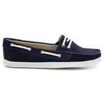 Mocassim Feminino Dockside Casual Em Couro - Azul Marinho