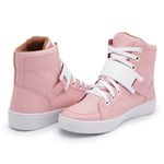 TÊNIS CANO ALTO FITNESS CASUAL ACADEMIA FEMININO - ROSA