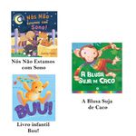 Livros infantis histórias divertidas menino menina ler 3 und