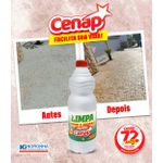 LIMPA PISOS E PEDRAS POS OBRA ACIDO MURIÁTICO 1 LITRO