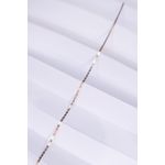 Pulseira Piastrine Feminina em Ouro 18k