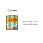 Tinta Esmalte Cor & Proteção Base Água Brnaco Brilahnte 0,9L Suvinil