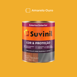 Tinta Esmalte Cor & Proteção Amarelo Ouro Bril 0,9L Suvinil